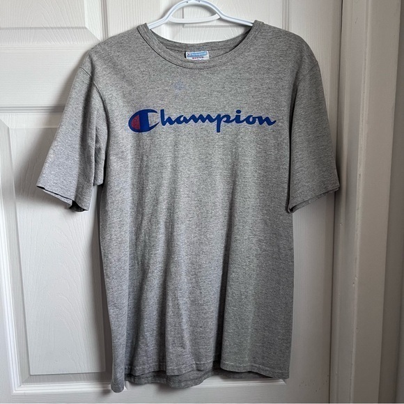 Champion Other - 3/25$💥 Champion shirt gray logo sport short sleeve  medium  men tee